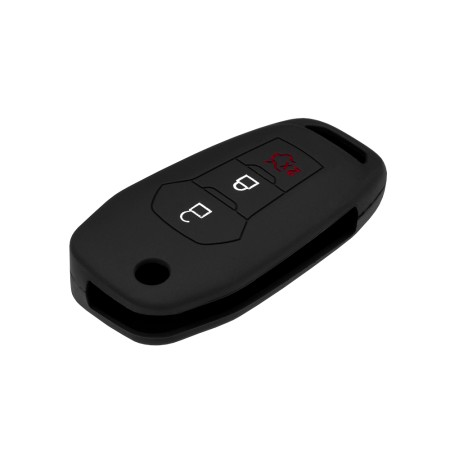 Husa pentru cheie Ford F-150, Figo, F-250, Ranger, F-350 - Techsuit Car Key Case (1011.07) - Black