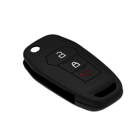 Husa pentru cheie Ford F-150, Figo, F-250, Ranger, F-350 - Techsuit Car Key Case (1011.07) - Black