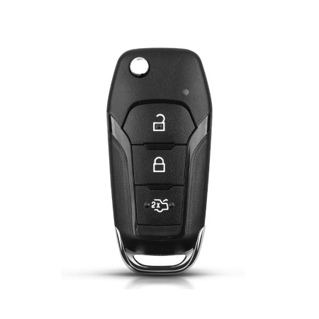 Husa pentru cheie Ford F-150, Figo, F-250, Ranger, F-350 - Techsuit Car Key Case (1011.07) - Black