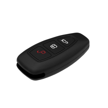 Husa pentru cheie Ford Fiesta, Focus, Galaxy, Kuga - Techsuit Car Key Case (1011.02) - Black