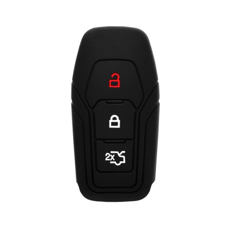 Husa pentru cheie Ford Edge, Explorer, Fiesta- Techsuit Car Key Case (1011.05) - Black