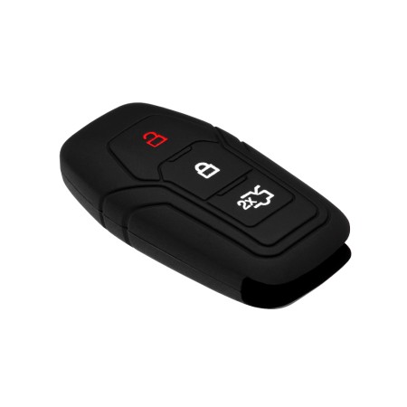 Husa pentru cheie Ford Edge, Explorer, Fiesta- Techsuit Car Key Case (1011.05) - Black