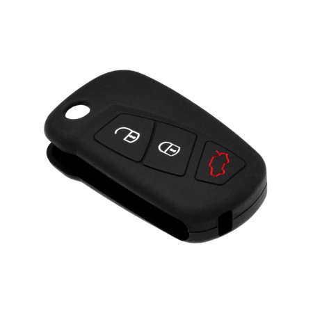 Husa pentru cheie Ford Ka MK2 (2008-2016)- Techsuit Car Key Case (1011.09) - Black