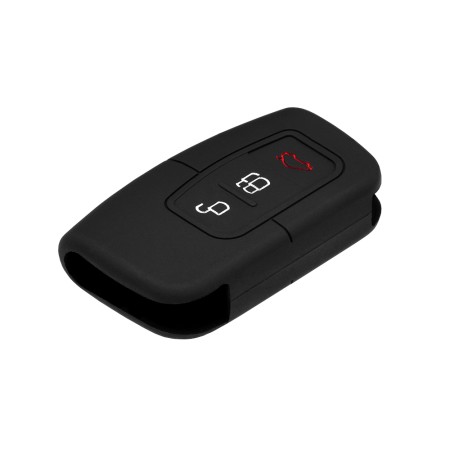 Husa pentru cheie Ford Kuga, Focus, S-Max - Techsuit Car Key Case (1011.11) - Black