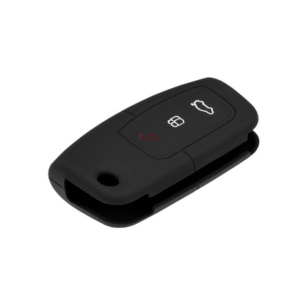 Husa pentru cheie Ford Focus, Mondeo, Fiesta- Techsuit Car Key Case (1011.01) - Black