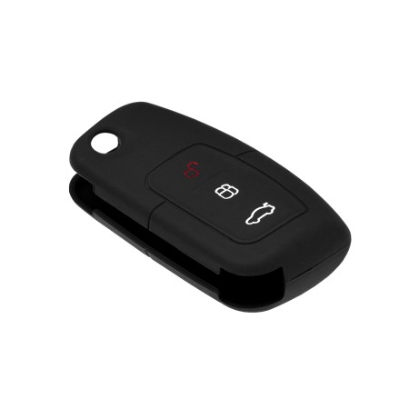 Husa pentru cheie Ford Focus, Mondeo, Fiesta- Techsuit Car Key Case (1011.01) - Black