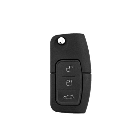 Husa pentru cheie Ford Focus, Mondeo, Fiesta- Techsuit Car Key Case (1011.01) - Black