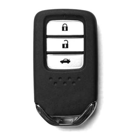 Husa pentru cheie Honda Civic, Accord, CR-V, Pilot - Techsuit Car Key Case (1014.01) - Black