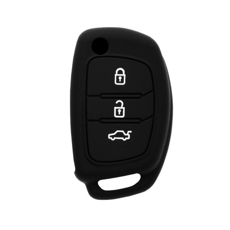 Husa pentru cheie Hyundai Centennial, Grandeur - Techsuit Car Key Case (3003.01) - Black