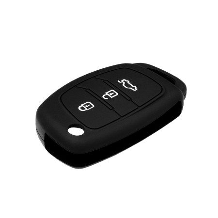 Husa pentru cheie Hyundai Centennial, Grandeur - Techsuit Car Key Case (3003.01) - Black