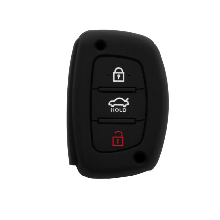 Husa pentru cheie Hyundai Creta, Verna, ix25, ix35 - Techsuit Car Key Case (1007.05) - Black