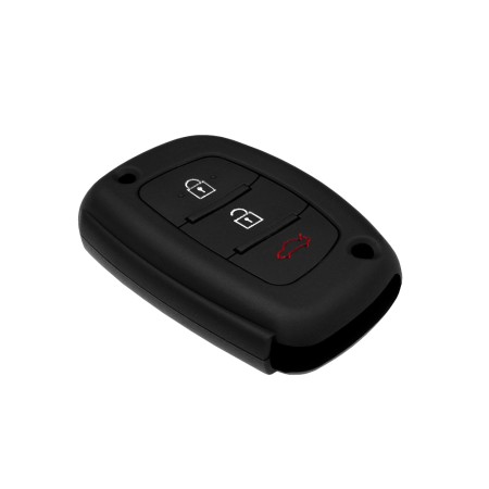 Husa pentru cheie Hyundai Mistra, Accent, Tucson - Techsuit Car Key Case (1007.02) - Black