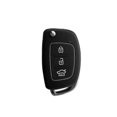 Husa pentru cheie Hyundai Santa Fe, Sonata - Techsuit Car Key Case (1007.07) - Black