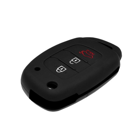 Husa pentru cheie Hyundai Tucson, Accent, Santa Fe - Techsuit Car Key Case (1007.01) - Black