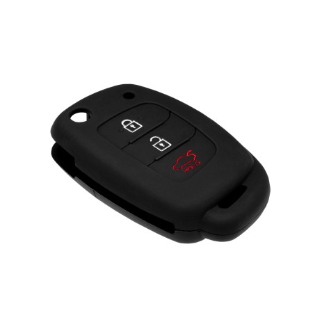 Husa pentru cheie Hyundai Tucson, Accent, Santa Fe - Techsuit Car Key Case (1007.01) - Black