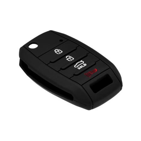 Husa pentru cheie Kia Carens, Amanti, Soul - Techsuit Car Key Case (1003.04) - Black