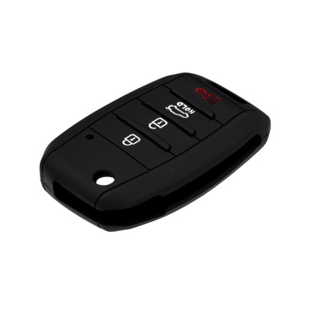 Husa pentru cheie Kia Carens, Amanti, Soul - Techsuit Car Key Case (1003.04) - Black