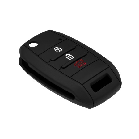 Husa pentru cheie Kia Optima, Stonic - Techsuit Car Key Case (1003.02) - Black