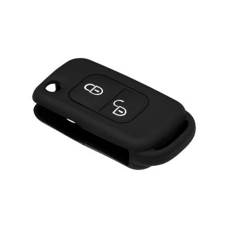 Husa pentru cheie Mercedes-Benz Viano, ML320, A, C, E-Class - Techsuit Car Key Case (1008.04) - Black