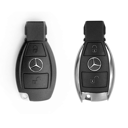 Husa pentru cheie Mercedes-Benz Vito, Viano, G-Class - Techsuit Car Key Case (1008.02) - Black