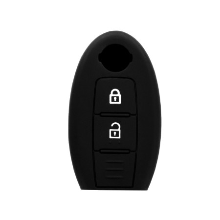 Husa pentru cheie Nissan Pulsar, Leaf, Juke, Micra - Techsuit Car Key Case (1016.08) - Black