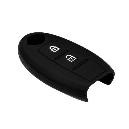 Husa pentru cheie Nissan Pulsar, Leaf, Juke, Micra - Techsuit Car Key Case (1016.08) - Black