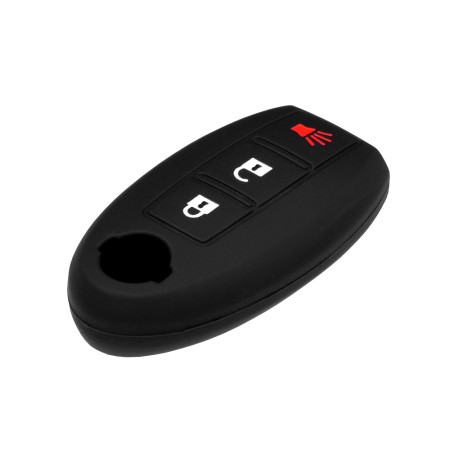 Husa pentru cheie Nissan Qashqai, Juke, Pathfinder, X-Trail - Techsuit Car Key Case (1016.01) - Black