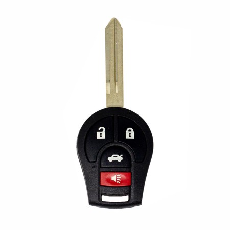 Husa pentru cheie Nissan Sentra, Rogue, Versa, March - Techsuit Car Key Case (1016.10) - Black