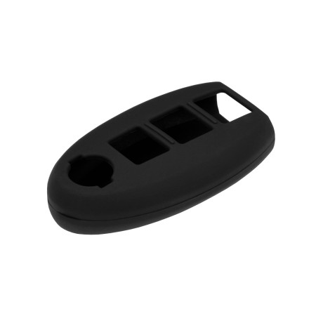 Husa pentru cheie Nissan Teana, Cube, Rogue, Tiida, Pulsar - Techsuit Car Key Case (1016.04) - Black