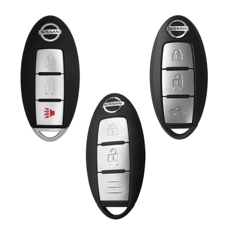 Husa pentru cheie Nissan Teana, Cube, Rogue, Tiida, Pulsar - Techsuit Car Key Case (1016.04) - Black