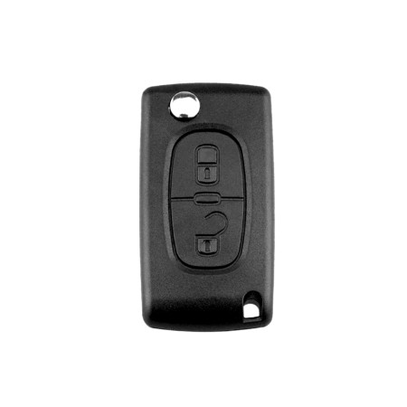 Husa pentru cheie Peugeot 408, Citroen C4 - Techsuit Car Key Case (1002.01) - Black