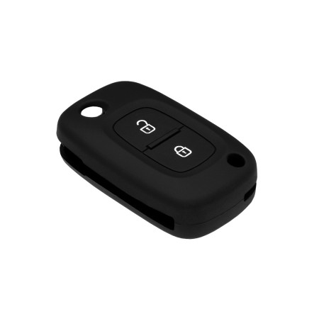 Husa pentru cheie Renault Clio, Kangoo, Master - Techsuit Car Key Case (1010.06) - Black