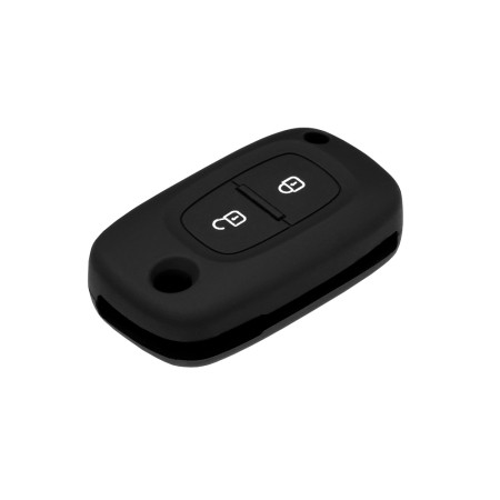 Husa pentru cheie Renault Clio, Kangoo, Master - Techsuit Car Key Case (1010.06) - Black