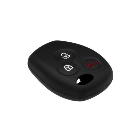 Husa pentru cheie Renault Twingo, Trafic, Kangoo - Techsuit Car Key Case (1010.03) - Black