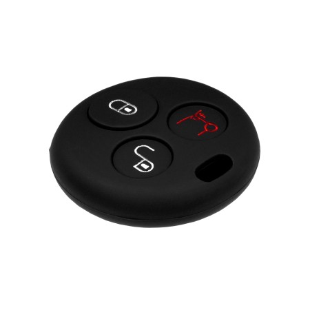 Husa pentru cheie Smart Fortwo,/Forfour (450, 451, 452) City - Techsuit Car Key Case (1008.10) - Black