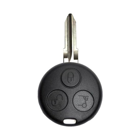 Husa pentru cheie Smart Fortwo,/Forfour (450, 451, 452) City - Techsuit Car Key Case (1008.10) - Black