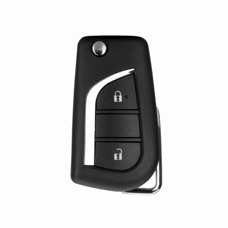 Husa pentru cheie Toyota Aygo, RAV4/Citroen C1/Peugeot 108 - Techsuit Car Key Case (1015.02) - Black