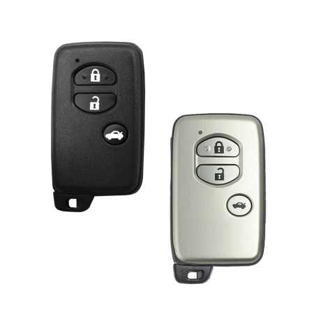 Husa pentru cheie Toyota iQ, Prius, Highlander, Yaris - Techsuit Car Key Case (1015.04) - Black