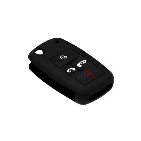 Husa pentru cheie VW Caravelle/Seat Alhambra - Techsuit Car Key Case (1001.09) - Black