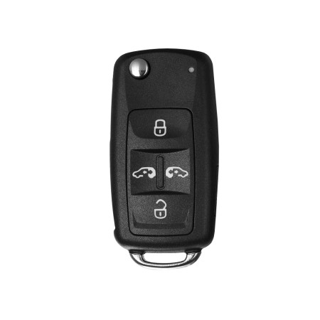 Husa pentru cheie VW Caravelle/Seat Alhambra - Techsuit Car Key Case (1001.09) - Black