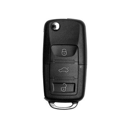 Husa pentru cheie VW Eos, Beetle - Techsuit Car Key Case (3001.01) - Black