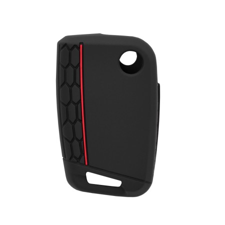 Husa pentru cheie VW Golf, Polo - Techsuit Car Key Case (2001.16) - Red