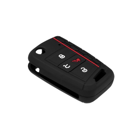 Husa pentru cheie VW Golf, Polo - Techsuit Car Key Case (2001.16) - Red