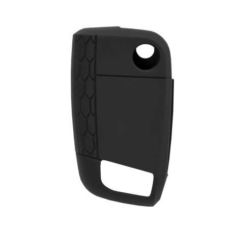 Husa pentru cheie VW Passat, Polo, Caddy, Jetta, Eos - Techsuit Car Key Case (1001.02) - Black