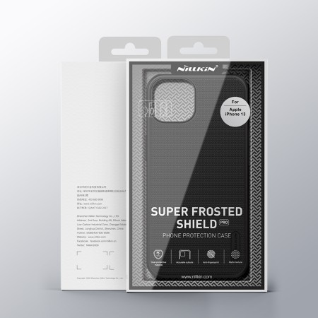 Husa pentru iPhone 13 mini - Nillkin Super Frosted Shield Pro Magnetic - Black