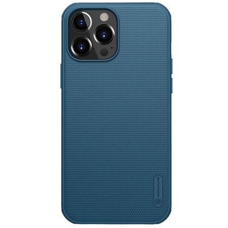 Husa pentru iPhone 13 Pro Max - Nillkin Super Frosted Shield Pro Magnetic - Blue