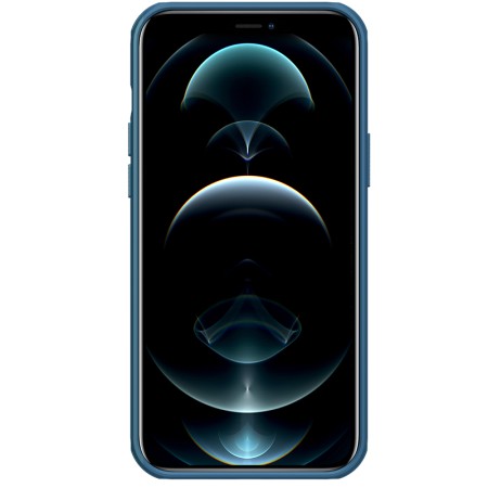 Husa pentru iPhone 13 Pro Max - Nillkin Super Frosted Shield Pro Magnetic - Blue