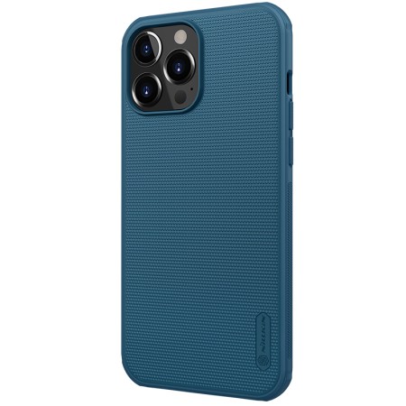 Husa pentru iPhone 13 Pro Max - Nillkin Super Frosted Shield Pro Magnetic - Blue