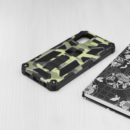 Husa pentru Oppo A52 4G / A72 4G - Techsuit Blazor Series - Camo Lime