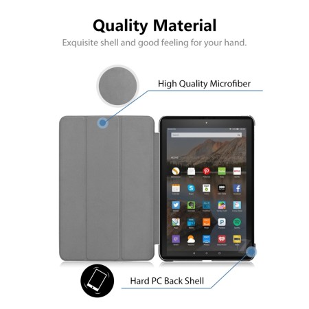 Husa pentru Amazon Fire HD 10 (2017/2019) - Techsuit FoldPro - Black